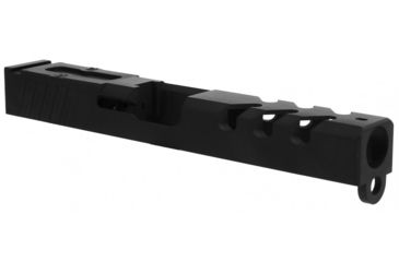 Image of TacFire Glock 17 Slide, Gen3 w/ RMR Cut &amp; Cover Plate 9mm, 416R Steel, Cerakote Finish, Graphite Black, Small, GLKSL-17