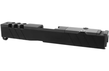 Image of TacFire Glock 23 Gen 3 Replacement Pistol Slide w/Optics Cut &amp; Slide Ports, .40 S&amp;W, Graphite Black, Cerakote, Stainless Steel, GLKSL23-G2