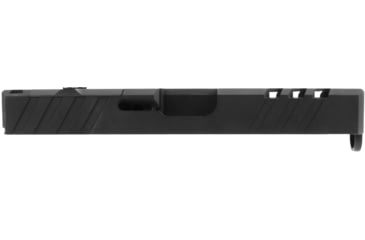 Image of TacFire Glock 23 Gen 3 Replacement Pistol Slide w/Optics Cut &amp; Slide Ports, .40 S&amp;W, Graphite Black, Cerakote, Stainless Steel, GLKSL23-G2