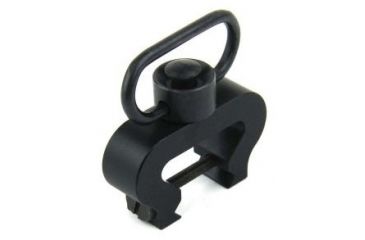 Image of Tacfire Heavy Duty Sling Rail Mount w/Quick Release Push Button Swivel/One Sling Slot, Black MAR081