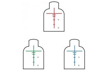 Image of Tacfire Illuminated Red/Green/Blue Rapid Ranging Reticle