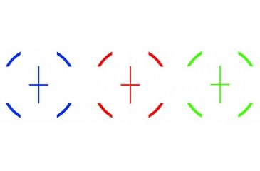 Image of Tacfire Illuminated Red/Green/Blue Verticle Cross Reticle