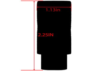 Image of TacFire Knurled Linear Compensator, .308 5/8x24, Black, Small, MZ1023-3B