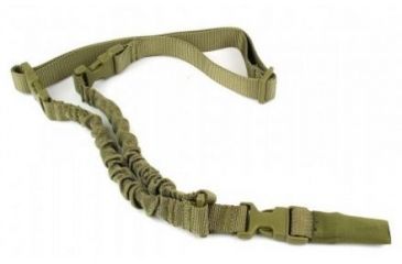 Image of Tacfire One Point Bungee Sling/Hk Steel Hook, Heavy Duty, Tan SL002T