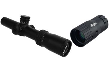 Image of TacFire SC1424CCD HD Rifle Scope 1-4x 24mm Obj 112-25.5 Ft @ 100 Yds FOV 30mm Tu with Trybe Optics Enhancer