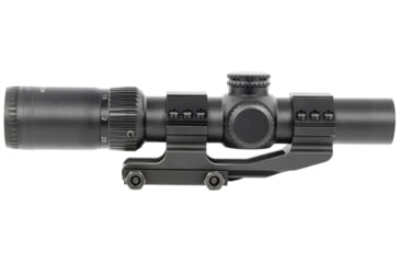 Image of TacFire SC1424G2M SC1424-G2-M Black 1-4x 24mm Red Mil-Dot Reticle