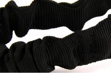 Image of Tacfire Single Point Double Bungee Rifle Sling/Snap-On Steel Clip, Black SL001B