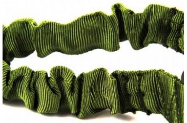 Image of Tacfire Single Point Double Bungee Rifle Sling/Snap-On Steel Clip, Green SL001OD