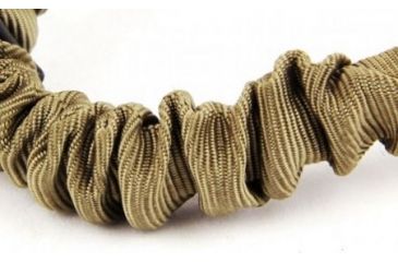 Image of Tacfire Single Point Double Bungee Rifle Sling/Snap-On Steel Clip, Tan SL001T