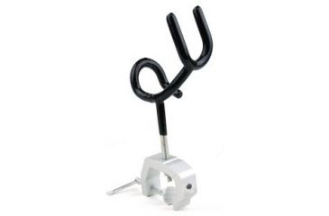 Image of Tacfire Universal Boat Deck Clamp-On Fishing Rod Holder/Aluminum, Heavy Duty, Silver FA001