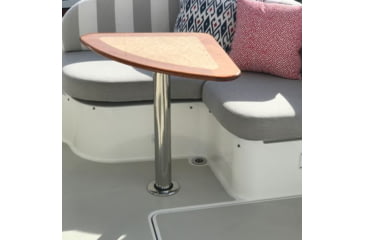 Image of TACO Marine 32in High Table Pedestal Post For 3in Base And Support Ribbed, Z76-7392VEL32-2