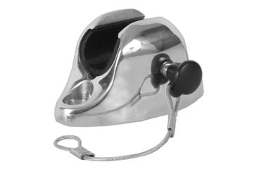 Image of TACO Marine Flat Deck Hinge w/Pin &amp; Lanyard - 7/8&quot;-1-1/4&quot; 69965