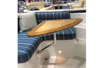 Image of TACO Marine High Polish Stainless Steel Side Mount Table Pedestal Receptor, F16-0080