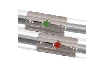 Image of TACO Marine Boats Up To 30ft #39 Rub Rail Mounted Navigation Lights w/ Port /Starboard, F38-6602-1