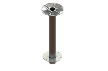 Image of TACO Marine Surface-Mount Pedestal Table Base For 2.375in Post 9.875in Base, Z10-4075BLY60MM
