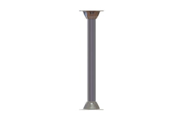 Image of TACO Marine Surface-Mount Pedestal Table Base For 2.375in Post - Base, 7in, Z10-4067BLY60MM