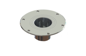 Image of TACO Marine Surface-Mount Pedestal Table Base For 3in Post 8.625in Base, Z10-4080BLY76MM
