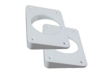 Image of TACO Marine Wedge Plates f/Grand Slam Outriggers - White 51821