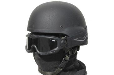 Image of Tacprogear ACH-MICH Combat Ballistic Helmet,Standard,Black,Large A-ACH1S-ST-BK-LG