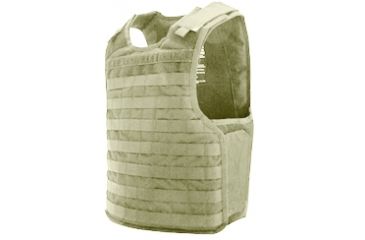 Image of Tacprogear Covert Vest, Tactical, Carrier Only, Medium, Coyote, Coyote, Medium V-CVT1-CT-MD