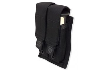 Image of Tacprogear Double Pistol Mag Pouch, Black, Black P-DPM1-BK
