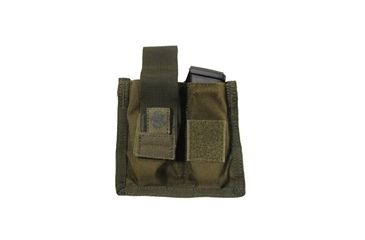 Image of Tacprogear Double Pistol Mag Pouch w/ Griptite, Olive Drab Green, Olive Drab Green P-DPGT1-OD