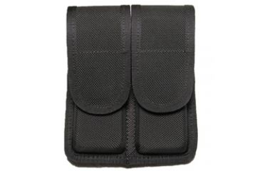 Image of Tacprogear Double Pistol Magazine Case, Double Row, Black, Black DG-DPDR1-BK
