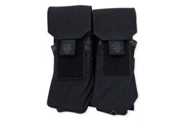 Image of Tacprogear Double Rifle Mag Pouch, Black, Black P-DRM1-BK