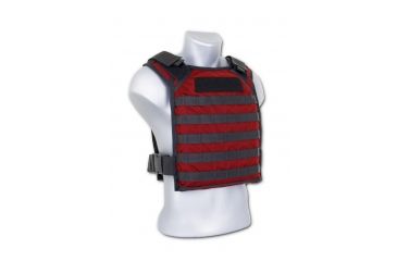 Image of TacProGear First Responder Plate Carrier / No Pistol Pocket, Red, One Size, V-FRPC1-RD