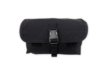 Image of Tacprogear Gas Mask Pouch, Black, Black P-GSMK1-BK