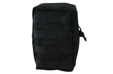 Image of Tacprogear Large General Purpose Pouch, Upright, Black, Black P-LGGP1-BK