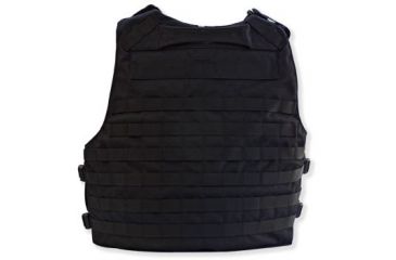 Image of Tacprogear Outer Tactical Vest, Carrier Only, Large, Black, Black, Large V-OTV1-BK-LG