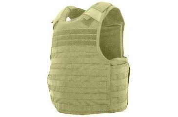 Image of Tacprogear Quick Release Tactical Vest, Carrier, Coyote Tan, 2X-Large V-QRTV1-CT-2X