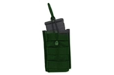 Image of Tacprogear Single Rifle Mag Pouch, Open Top, Short, Olive Drab Green, Olive Drab Green P-SRMOTS1-OD