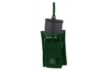Image of Tacprogear Single Rifle Mag Pouch w/ Universal Pistol Mag Pocket, Olive Drab Green, Olive Drab Green P-RPM1-OD