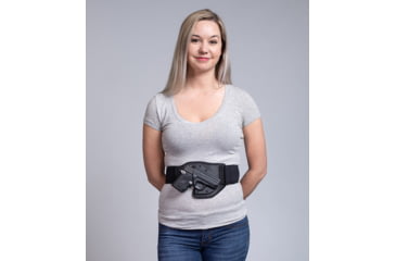 Image of Tactica Belly Band Holster, SIG Sauer P320 Carry 9mm,  SIG Sauer P320 Compact, Left, Large, Black, tt-BB-0692-LH-L