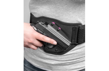 Image of Tactica Belly Band Holster, SIG Sauer P320 Carry 9mm,  SIG Sauer P320 Compact, Left, Large, Black, tt-BB-0692-LH-L
