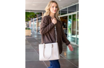 Image of Tactica Compact Concealed Carry Handbag, Beige, TT-PR-M0160-BEI-D