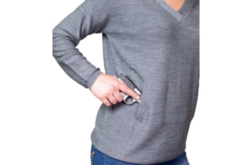 Image of Tactica Cozy Concealement Cashmere Sweater - Womens, Grey, XXXL, TTSWTR2018C041801SDGYXXXL