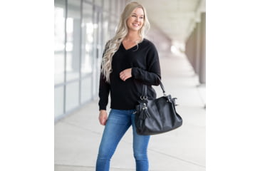 Image of Tactica Executive Concealed Carry Gun Purse, Black, 00193858013428