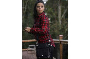 Image of Tactica Proud To Protect Plaid Flannel Shirt, Red, ExtraLarge, TT-SHR-AW18M406013-RD-XL