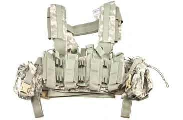 Image of Tactical Assault Gear Intrepid Chest Rig w/Grenade &amp; Mag Pouches - Army ACU 812495