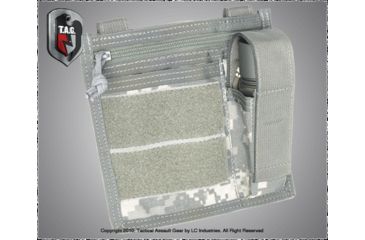 Image of Tactical Assault Gear MOLLE Admin Pouch with Flashlight Pouch Army ACU 811988
