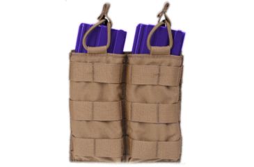 Image of Tactical Assault Gear MOLLE Double Shingle 2 Magazine Pouch, A-TACS 816369