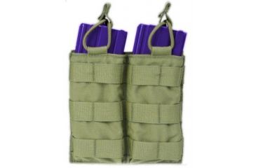 Image of Tactical Assault Gear MOLLE Double Shingle 2 Magazine Pouch, Ranger Green 816373