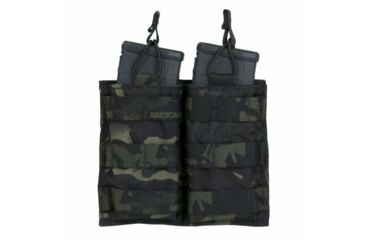 Image of Tactical Assault Gear MOLLE Double Shingle Mag (2) Pouch, Mc Black 835983