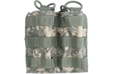 Image of Tactical Assault Gear MOLLE Double Shingle Mag 2 Pouch Army ACU 816368