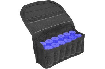 Image of Tactical Assault Gear MOLLE Horizontal Shot Gun 12 Pouch Black