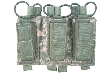 Image of Tactical Assault Gear MOLLE Shingle/Pistol Enhanced 3 Magazine Pouch, Army ACU 812216