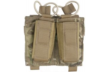 Image of Tactical Assault Gear MOLLE Shingle/Pistol Enhanced 2 Mag Pouch Multicam 812212